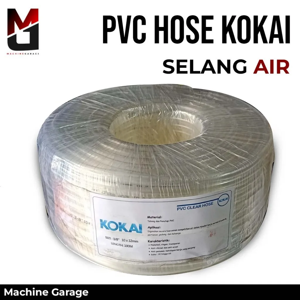 SELANG AIR PVC Bening PREMIUM 5/8" 1/2"