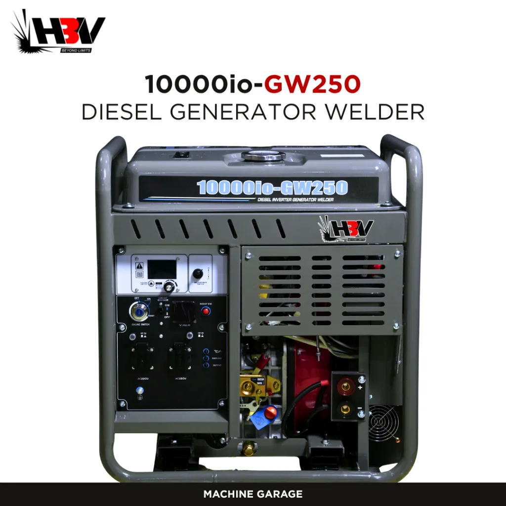 10000io-GW250 diesel generator welder HBV genset las