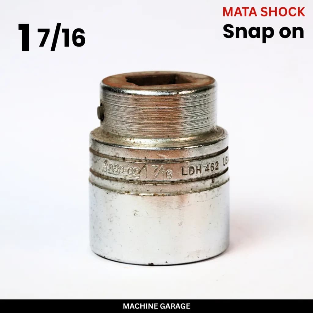 3/4 Socket Wrench Mata Sok 1 7/16 Mata Kunci Socket Bahan Chrome Vanadium mata shock snap on 12 titik