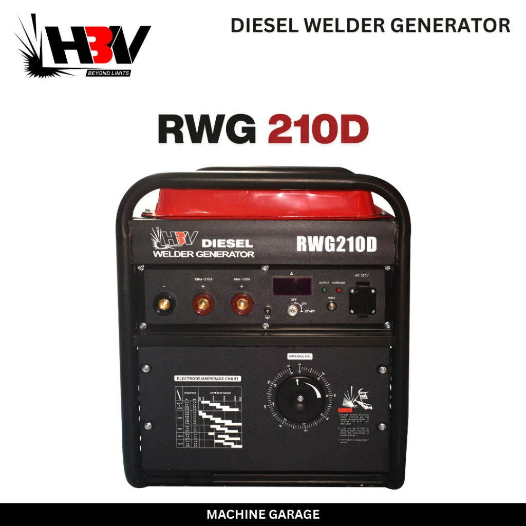 Welder Generator RWG210D Diesel Generator Las